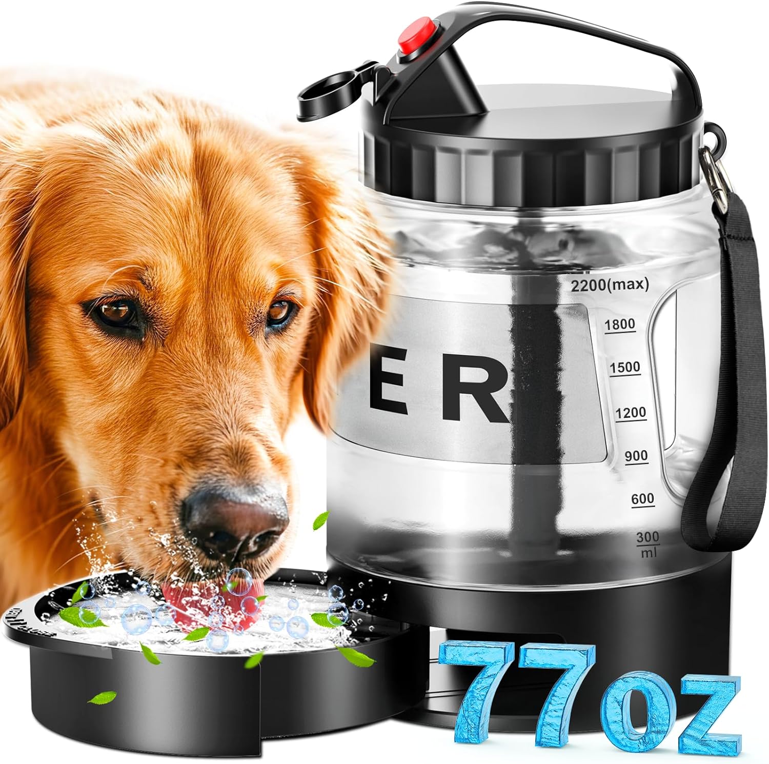 Pet feeding and watering supplies including bowls, feeders, mats, and water fountains