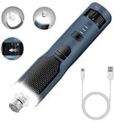 Dog Nail Grinder 7-Speed & 360° LED Light, Professional Pet Nail Grinder for Dogs and Cats, Electric Dog Nail Trimmer Painless Paws Grooming & Smoothing Tool for Large Small Dogs Cats Pets