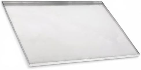 Pinnacle Systems 23.5" x 16.5" Metal Replacement Dog Crate Pan Chew Proof Crack Proof Pet Kennel Tray Central Dog Training Crate Pan Pet Supplies, Galvanized, 1" H