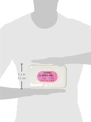 Earthbath PB6S All Natural Puppy Grooming Wipes, 100 Wipes