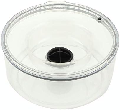 Slopper Stopper Dripless Water Bowl - Tritan Plastic Bowl Unit - for Medium Breed Dogs 21-50 Lbs, 9.84” Dia, 1 Gallon Capacity
