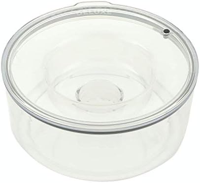 Slopper Stopper Dripless Water Bowl - Tritan Plastic Bowl Unit - for Medium Breed Dogs 21-50 Lbs, 9.84” Dia, 1 Gallon Capacity