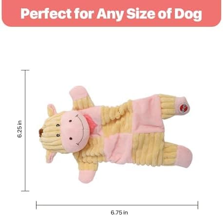 SPOT Soothers- Crinkle Paper Dog Toy-Separation Anxiety Toys for Dogs, Stuffing Free, Scented with Calming Lavender Fragrance Beads to Safely Calm & Relax Dogs and Puppies, 13in