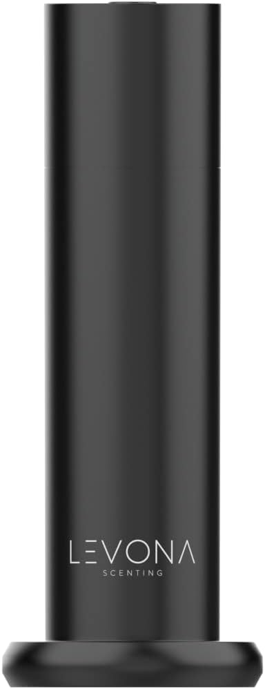Levona Scent Waterless Diffuser: Scent Air Machine for Home - Smart Diffuser for Essential Oils - Essential Oil Plug in Diffuser for Hotel Room - Matte Black (120ml Oil Included)