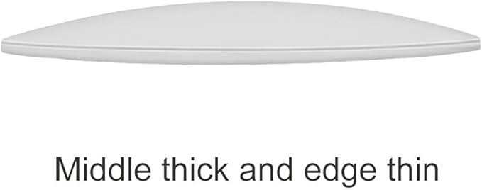 Strongest Door Knob Wall Shield, Transparent Round Soft Rubber Wall Protector Self Adhesive Door Handle Bumper Pack of 2 (Large Round Style 3.54", Clear)