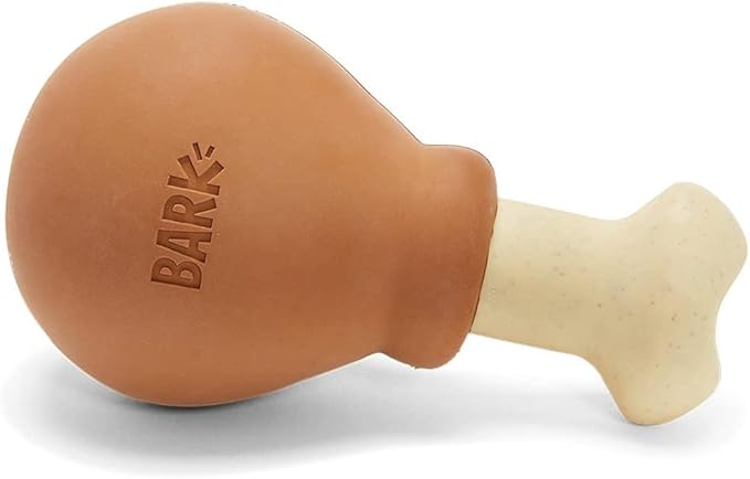 Barkbox Super Chewer Tough Dog Chew Toys for Aggressive Chewers, Dental Stimulating (Turkey - Small)