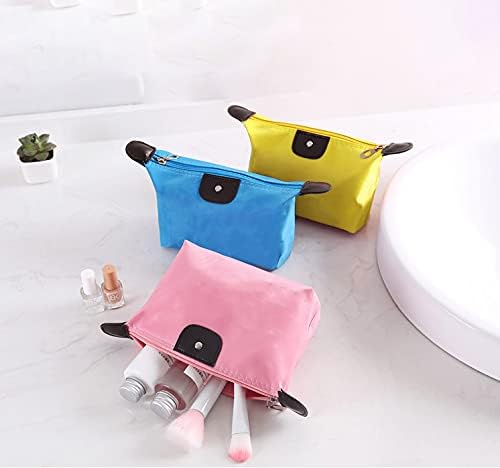 YAODHAOD Makeup Bag Bulk Toiletry Pouch Waterproof Cosmetic Storage Bags,with Zipper Travel Toiletry Organizer Packing Bag Accessory Organizer for Women and Men (9 Colors)