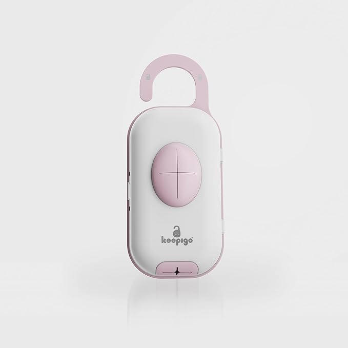 keepigo| Baby pink Diaper Bag Wipe Dispenser | 3-in-1 Portable Diaper Caddy Organizer, Baby Wipe Holder with Disposable Bags | Baby Essentials for Newborns, Toddlers, Travel & Baby Shower Gifts