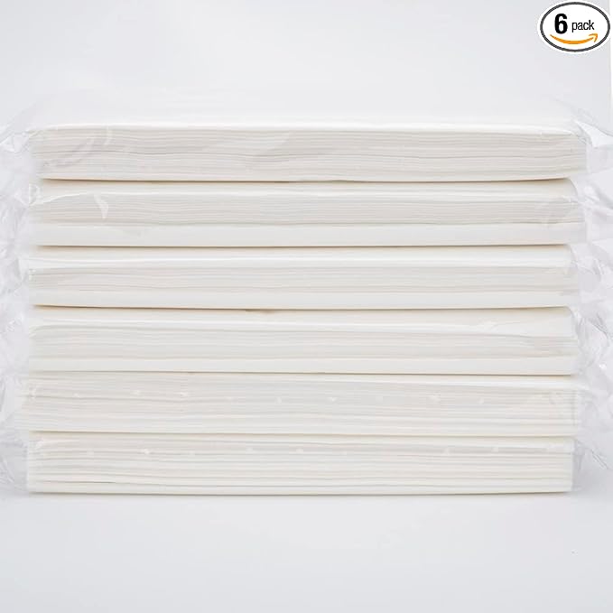 Cartisen Car Tissue Refills,Facial Napkin Refills for Car Visor Tissue Holder,300 Sheets, 6 Packs (6 Pack)