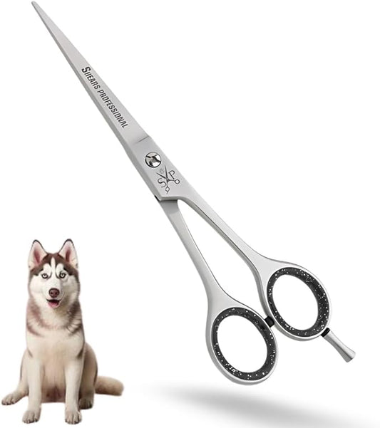 Hair Cutting Scissors, Grooming Scissors 4.5"/5.5"/6.5"/7"/8"/ Hair Cutting Shear Dog/Puppy/Cat Stainless Steel with,Sharp Edge Blades, Dog Grooming Scissors Perfect for Barber & Dog Groomer