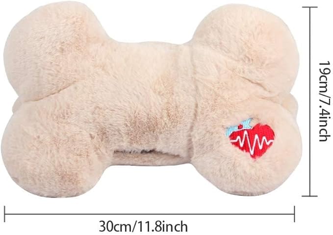 ALL FOR PAWS Puppy Heartbeating Pillow Dog Crate Training Snuggle Toys Dog Pillow Sleep Aid Plush Toy, Stress Relief and Comfort New Puppy