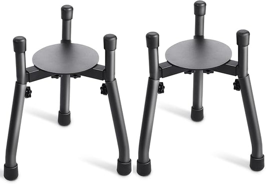 Elevated Dog Bowls [ 2 Pack ], Adjustable Metal Raised Raised Dog Bowl Stand for Medium & Large Dogs, Adjustable Wide 6.3"-10.2",3 Height Adjustment(Bowl Not Included)