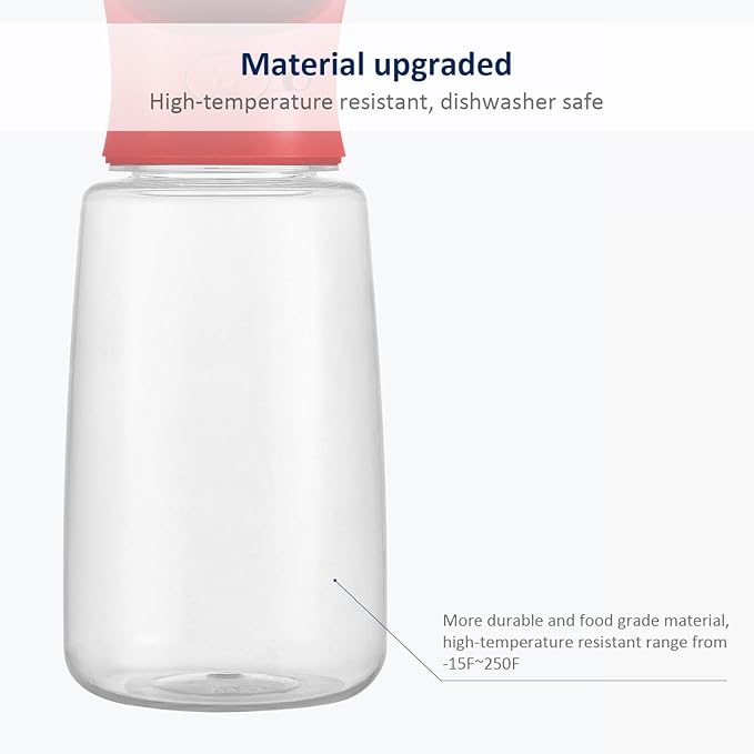 WePet Portable Dog Water Bottle with Food Container, 12 OZ + 6 OZ, Leak Proof Puppy Water Dispenser with Drinking Feeder for Pets Outdoor Walking, Hiking, Travel, Food Grade Plastic