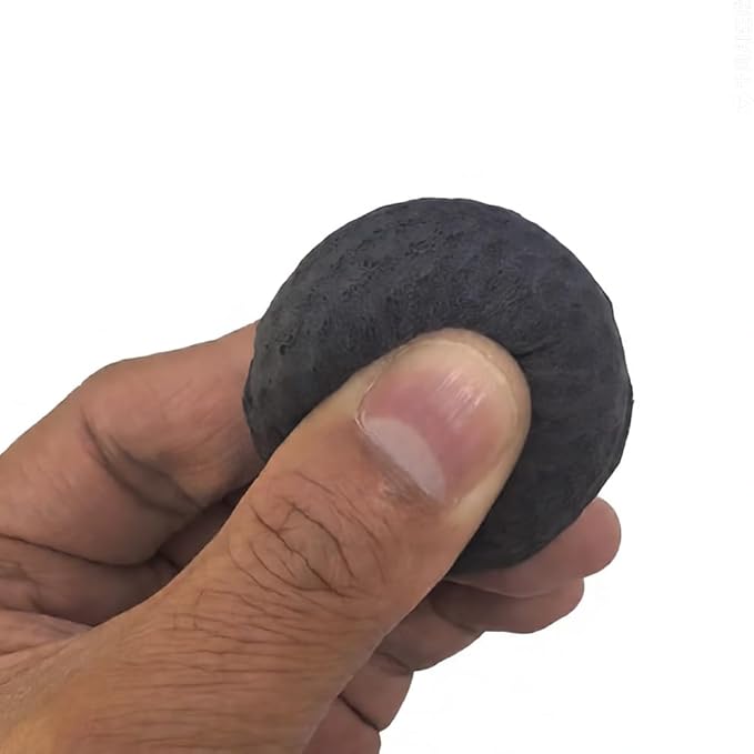 GINFH Cat Golf Balls for Indoor Cats Toy Ball Kitten Toys Interactive Cat Ball Sponge Foam Sponge Soccer Balls (Black)