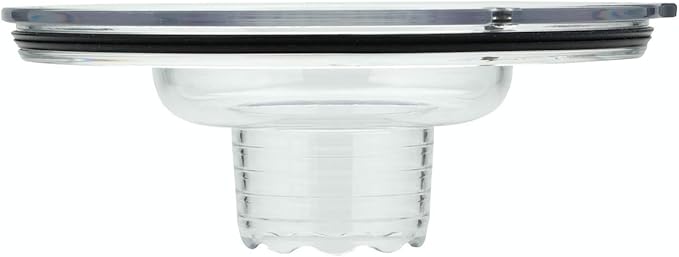 Slopper Stopper Dripless Water Bowl - Tritan Plastic Bowl Unit - for Large Breed Dogs 51-85 Lbs, 9.84” Dia, 1 Gallon Capacity