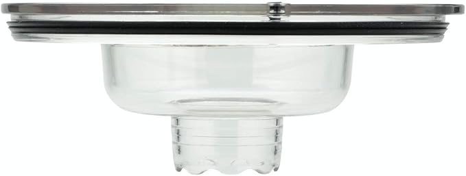 Slopper Stopper Dripless Water Bowl - Tritan Plastic Bowl Unit - for Medium Breed Dogs 21-50 Lbs, 9.84” Dia, 1 Gallon Capacity
