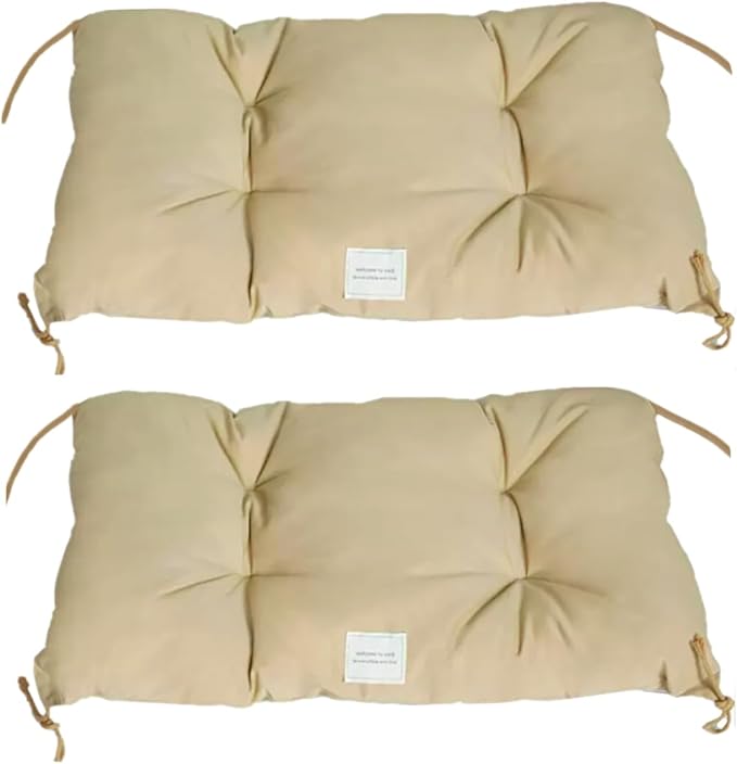 SHENGOCASE 2-Pack 8.7" x 15.7" Soft Cat Kneading Pillow Cushion Bed with Ties for Cat Dog House Perch Shelf, Pad Padding for Cage Kennel Backpack Carrier