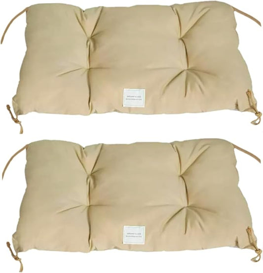 SHENGOCASE 2-Pack 13.8" x 19.7" Soft Cat Kneading Pillow Cushion Bed with Ties for Cat Dog House Perch Shelf, Pad Padding for Cage Kennel Backpack Carrier