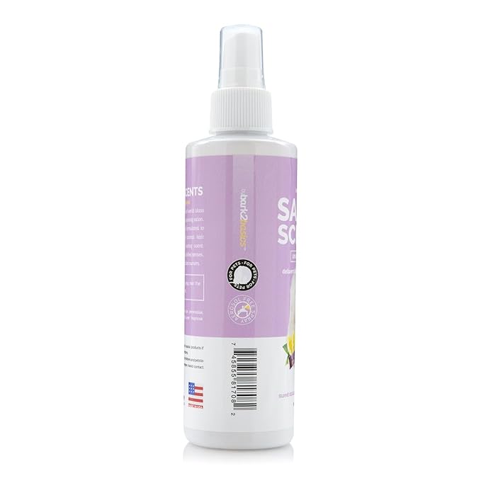 Bark2Basics Salon Scents Pet Grooming Cologne - 8 oz, Natural Professional Perfume for Dogs and Cats, Long Lasting, Deodorizing, Made in The USA (Sweet Italian Lemon)