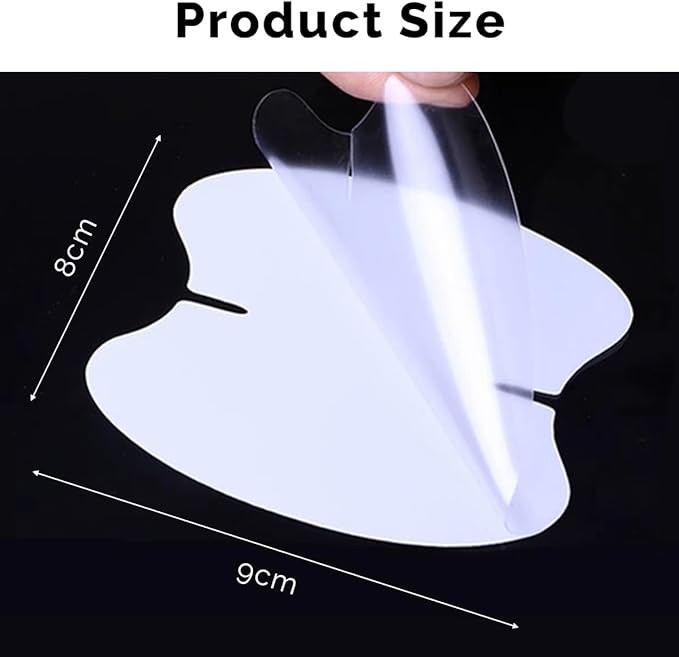 10pcs Clear Car Door Handle Scratch Potector TPU Car Door Sticker Universal Protective Films for Vehicles (Clear)