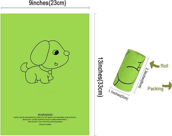 Petmolico Dog Poop Bag Holder Leash Attachment, Waste Bag Dispenser Zippered Pouch - 2 Pack, Fits Any Leash, Includes Free Roll of Bags, Boho Floral