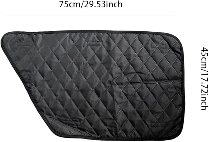 KACEPAR Car Door Covers for Dog Pet, Anti-Scratch Oxford Cloth Car Door Protector, Universal Fit, Black
