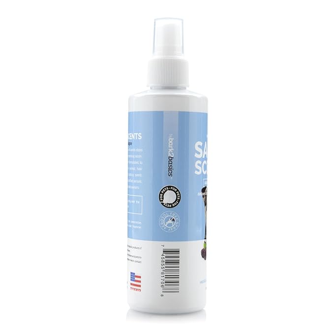 Bark2Basics Salon Scents Pet Grooming Cologne - 8 oz, Natural Professional Groomer Perfume for Dogs and Cats, Long Lasting, Deodorizing, (Vanilla Black Raspberry)