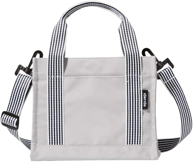 Torytos Dog Walking Bag Crossbody Tote and Dog Treat Pouch with Built-in Poop Bag Dispenser (Gray)
