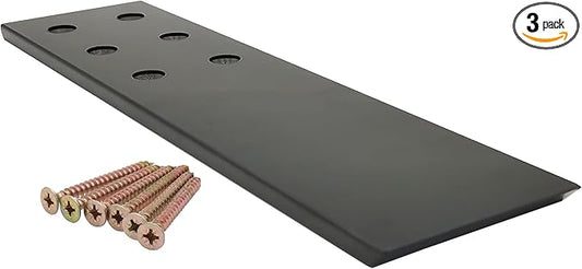 (3-Pack) Countertop Support Bracket,Top Mount,Solid Heavy Duty Knee Wall Hidden Granite Countertop Support Floating Shelf Bracket,Shelf Bracket Hardware,Set of 3,10 Inch,DIY Projects,Screws Included