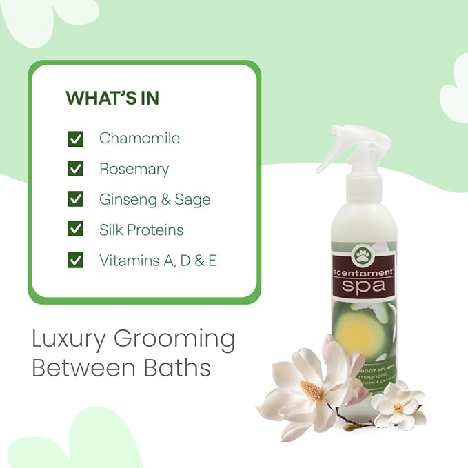 Best Shot Scentament Spa Botanical Body Splash Sweet Magnolia, 8 oz.