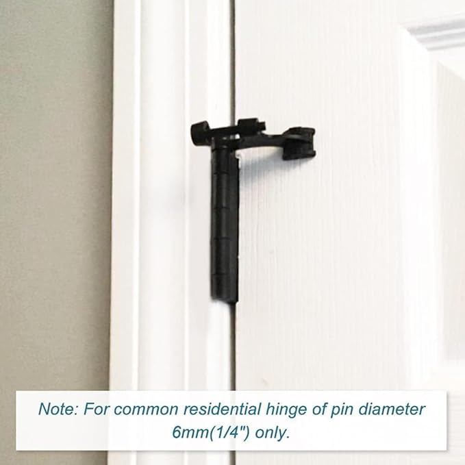 12 Pack Hinge Pin Oil Rubbed Bronze Door Stopper, Adjustable Heavy Duty Hinge Pin Door Stop with Oil Rubbed Bronze Rubber Bumper Tips