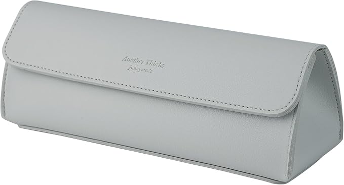 carrotez Stylish PU Leather Makeup Bag: Versatile Travel Toiletry Bag & Cosmetic Pouch, Small Makeup Organizer for Purse Essentials - Ideal Makeup Brush Holder & Sunglasses Case for Women - Grey