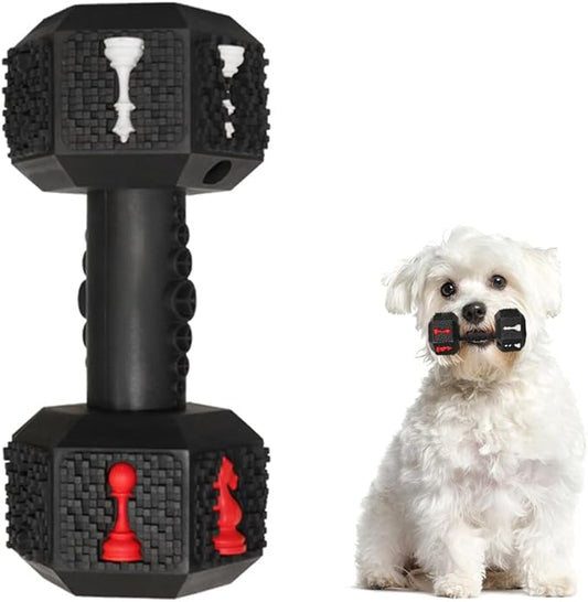 Hswaye Dog Chew Toys for Aggressive Chewers,Food Grade Non-Toxic Dental Pet Toy,Tough Durable Indestructible Dog Toys for XSmall Dogs.Black（5IB-8IB）