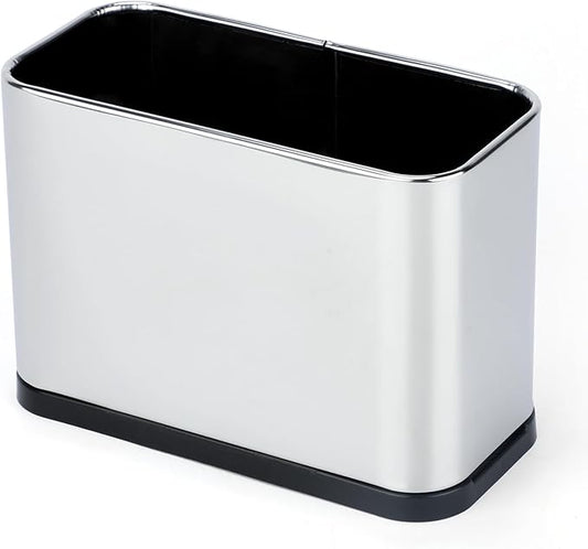 Universal Cat Litter Scoop Holder, Stainless Steel Cat Scooper Caddy for Litter Box, Durable Scoop Stand Metal Trash Container Suitable for Most Metal and Plastic Waste Scoops