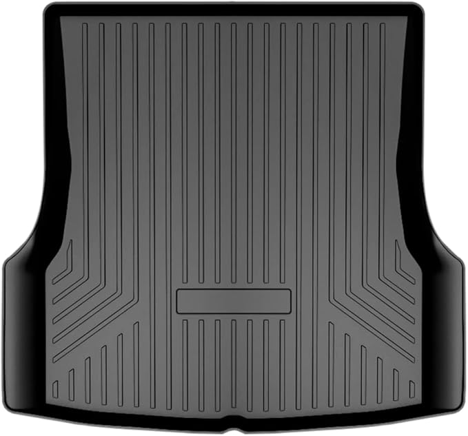 Mixsuper Custom Fit Rear Cargo Liner for Tesla Model S 2012-2020 All Weather Trunk Liner Cargo Mat Black (Not Fit 2021 Tesla Model S Plaid/Long Range)