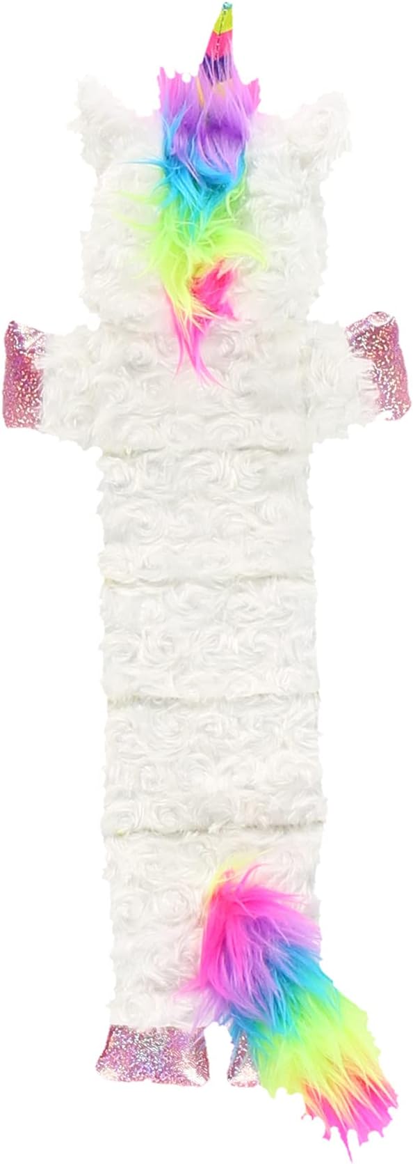 Lazy One Squeaky Dog Toy, Soft Crinkle Toy for Dogs, Durable Fabric for Small, Medium, and Large Breeds