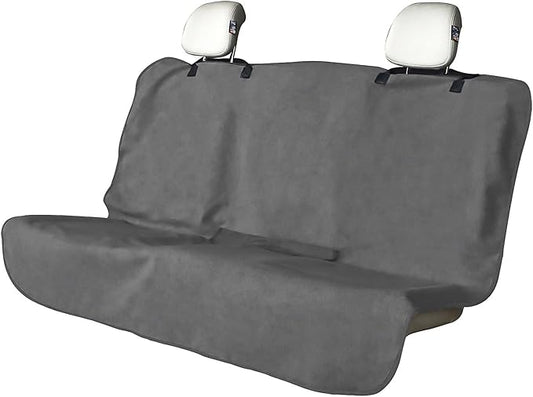 Waterproof Backseat Cover for Car Trucks Van SUV Jeep, Rear Bench Towel Seat Covers, Car Seat Protector for Gym Swimming, Universal Fits for Truck Van and SUV (Bench Grey)