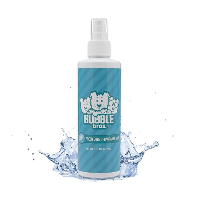 Bubble Bros. Fragrance Mist Pet Grooming Cologne, 8 oz - Natural, Professional Groomer Grade, Perfume Deodorant for Dogs and Cats, Long Lasting, (Fresh Burst)