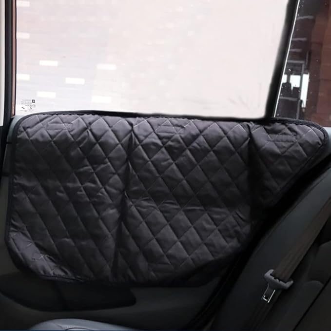 KACEPAR Car Door Covers for Dog Pet, Anti-Scratch Oxford Cloth Car Door Protector, Universal Fit, Black