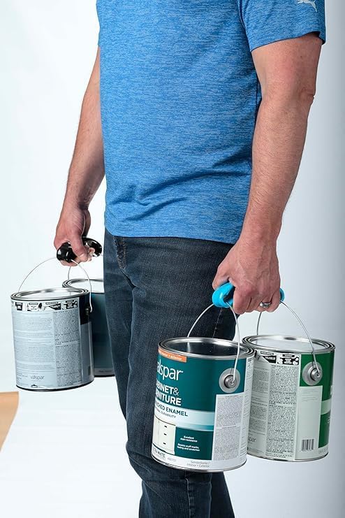 Grocery Bag Holder & Plastic Bag Carrier With Gel Padded Handle - Hands-Free Shopping Assistant for Multiple Bags, Paint Cans & Luggage - 100lb Capacity, As Seen on Shark Tank, by Click & Carry