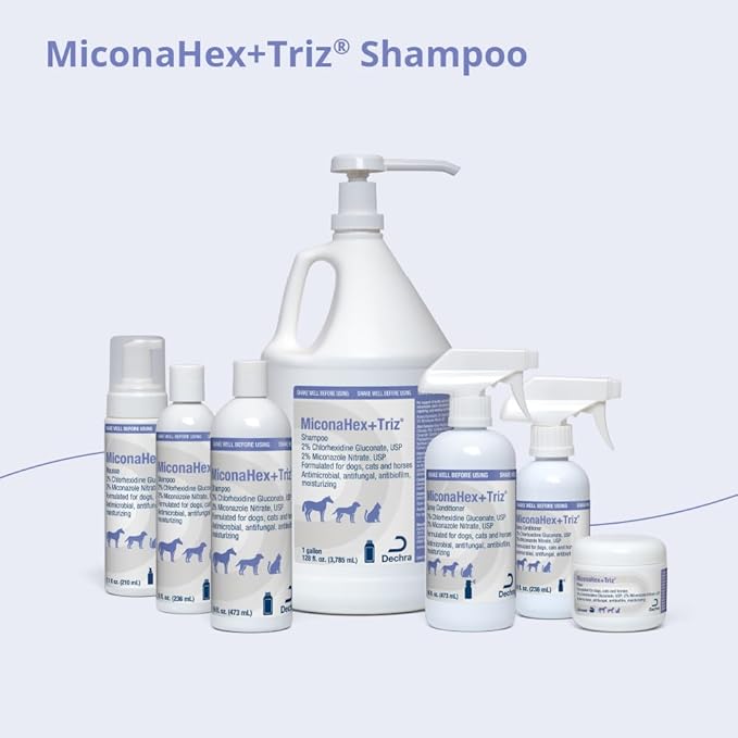 MiconaHex+Triz Shampoo for Dogs, Cats and Horses, 16 oz