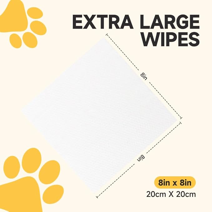 MOMENPET 3-in-1 Pet Wipes for Dogs & Cats, Cleaning, Hydrating, Grooming Wipes for Paws, Body, Eyes, Ears and Butt, Unscented, 400 Count