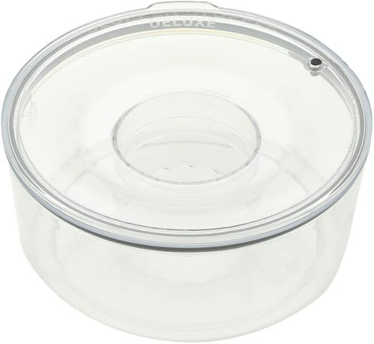 Slopper Stopper Dripless Water Bowl - Tritan Plastic Bowl Unit - for Mammoth Breed Dogs 131-200+ Lbs, 9.84” Dia, 1 Gallon Capacity