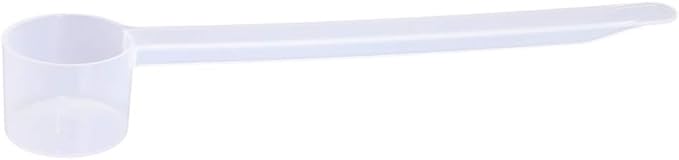 Plastic Measuring Scoop, 1/2 Tablespoon (7.5 cc | 1.5 tsp | 7.5 mL) Long Handle Spoons for Powders, Granules, Coffee, Pet Food, Baking Supplies, Protein and Other Dry Goods, BPA Free (Set of 500)