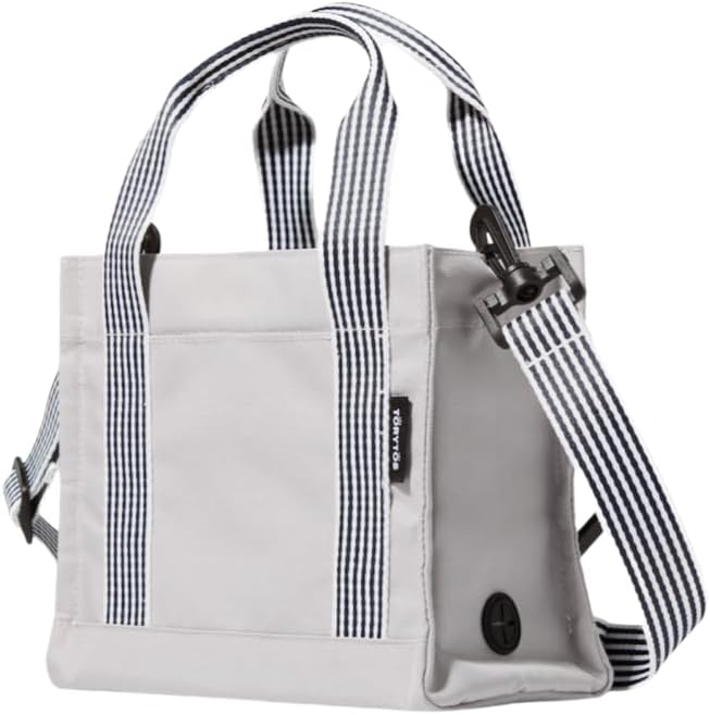 Torytos Dog Walking Bag Crossbody Tote and Dog Treat Pouch with Built-in Poop Bag Dispenser (Gray)
