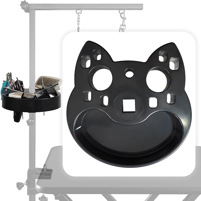 Dog Grooming Organizer – Adjustable Beauty Tools Organizer & Pet Grooming Storage Rack for Scissors, Brushes & Accessories