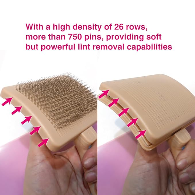 Claw Claws Pet Slicker Brush for Large Dogs, Plastic Handle, Gently Remove Tangled and Mats Hair, Pet Grooming Brush Tool, Sheepskin Wool Carders (5" Pad Quick Cleaning)