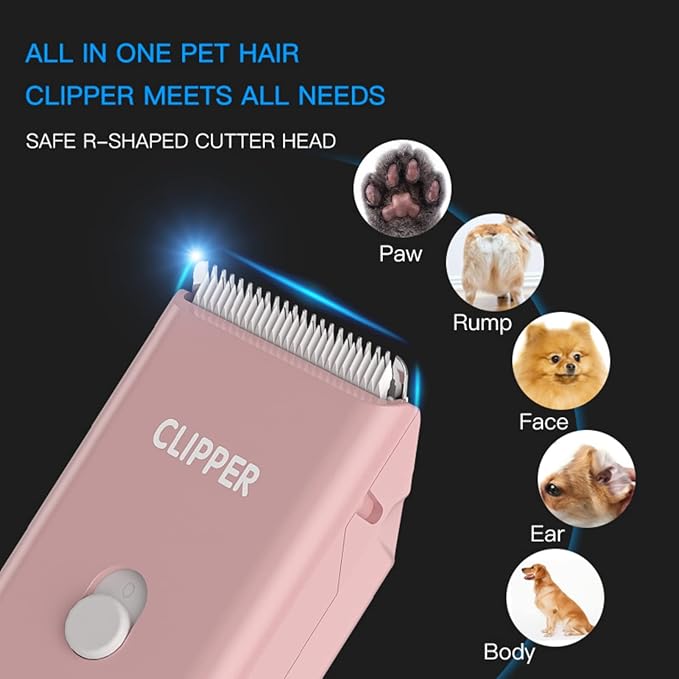 Founouly 6-Packs Home Professional Pet Dog Cat Grooming Clipper Replacement Blades Only