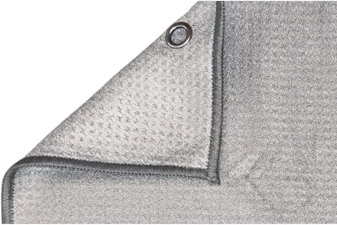 Jowl Towel for Large and Small Dog Grooming, Absorbant, Fast-Dry Microfiber, Includes Leash Hook