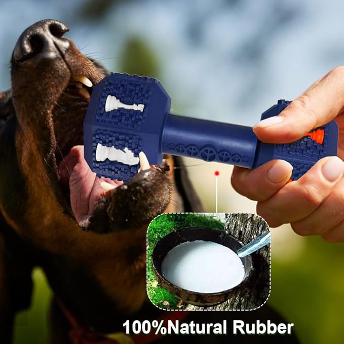 Hswaye Dog Chew Toys for Aggressive Chewers,Food Grade Non-Toxic Dental Pet Toy,Tough Durable Indestructible Dog Toys for XSmall Dogs.Blue（5IB-8IB）